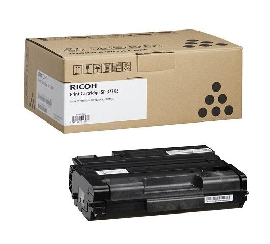 EAN 4961311916274 - Ricoh SP 377XE cartucho de tóner 1 pieza(s) Original Negro imagen 1