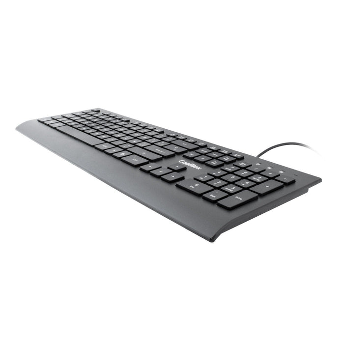Coolbox Teclado Usb Teclas Chocolate 1.8m De Cable 610g. Silencioso