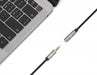 EAN 0766623356046 - Manhattan 356046 cable de audio 3 m 3,5mm Negro, Plata imagen 6