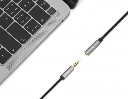 EAN 0766623356022 - Manhattan 356022 cable de audio 1 m 3,5mm Negro, Plata imagen 6