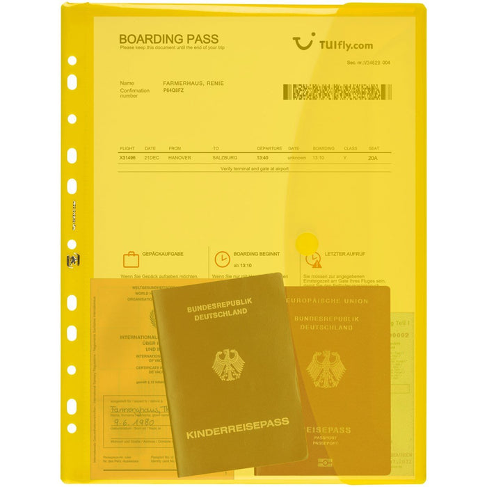 Oxford Brieftaschen Din A4 Abgerundete Ecken 6mk