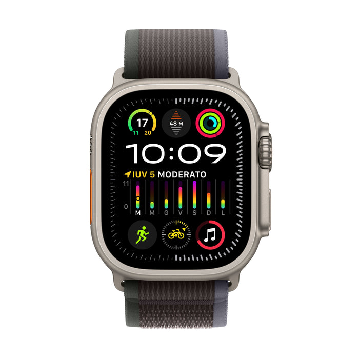 Apple Watch Ultra 2 Cell 49mm - Titanium Blue/Black Tr Loop M/L