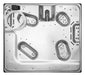 EAN 5906006211400 - Amica PGD6101APR hobs Acero inoxidable Integrado 59 cm Encimera de gas 4 zona(s) imagen 3