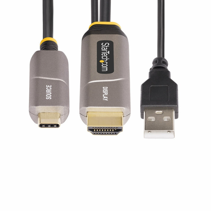 Startech.Com 15,2m Usb-C Auf Hdmi 2.0 Aktives Opticos Cable Aoc 4k 60hz Usb C Zu Hdmi Cable Cl3 Usb C 4k Hdmi Cable