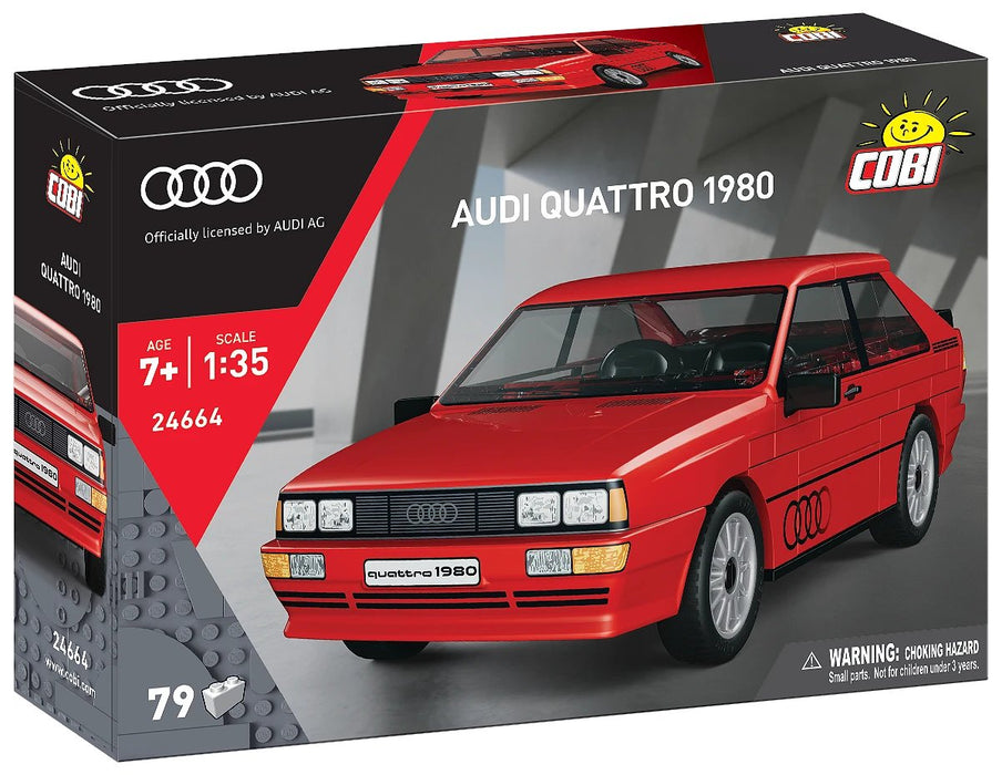 Cobi Audi Quattro 1980 (Rojo, Massstab 1:35) Cobi-24664