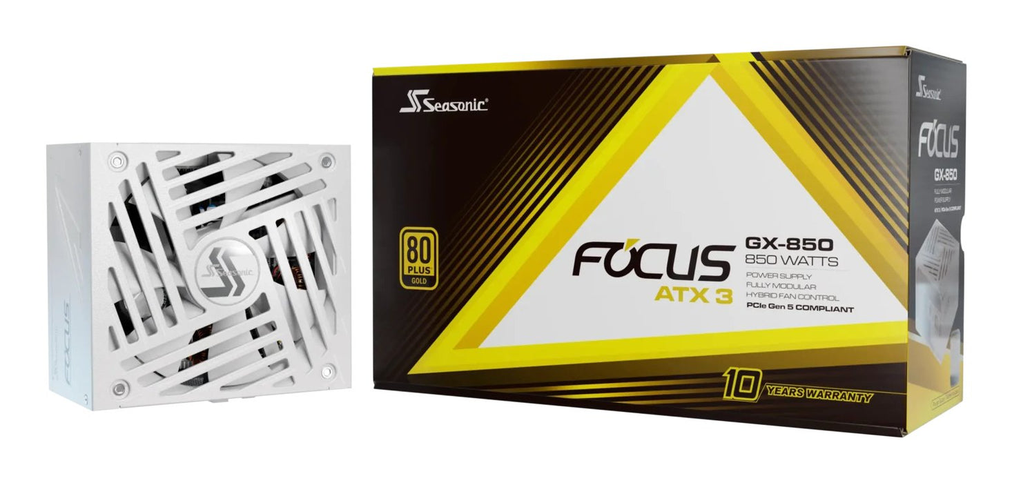 EAN 4711173878568 - Seasonic Focus GX-850 unidad de fuente de alimentación 850 W 20+4 pin ATX ATX Blanco imagen 10