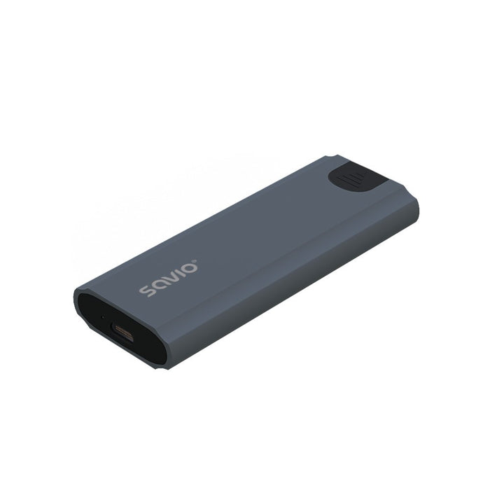 EAN 5901986048183 - Savio AK-67 caja para disco duro externo Caja externa para unidad de estado sólido (SSD) Gris M.2 imagen 8