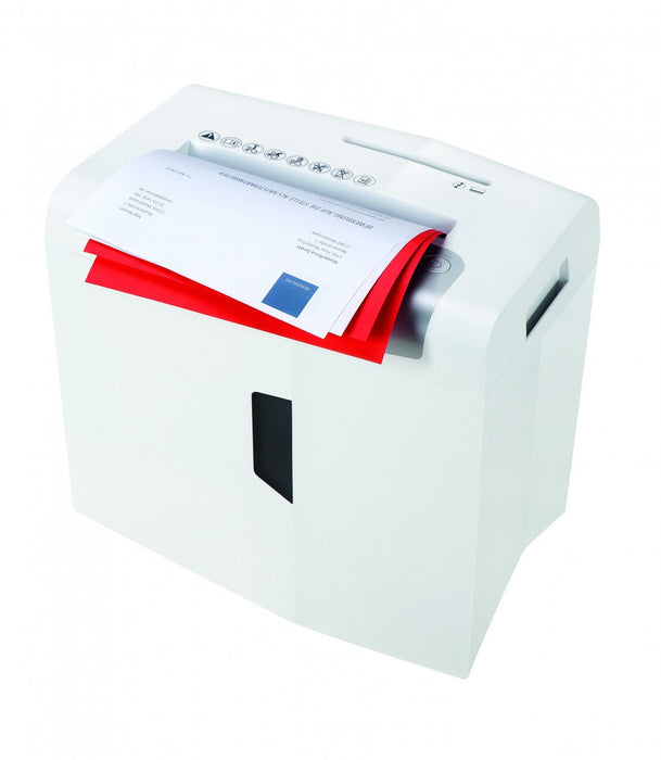 EAN 4026631057714 - HSM S10 triturador de papel Corte en tiras 58 dB 22 cm Plata, Blanco imagen 2