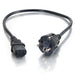 EAN 0757120885429 - C2G 88542 Negro CEE7/7 IEC C13 imagen 2