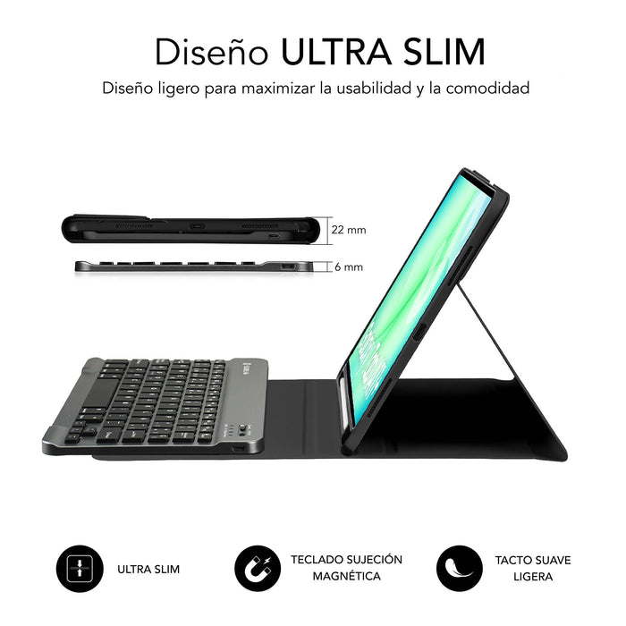 EAN 8436586743772 - SUBBLIM SUBKT3-BTS070 funda para tablet 27,9 cm (11") Libro Negro imagen 6