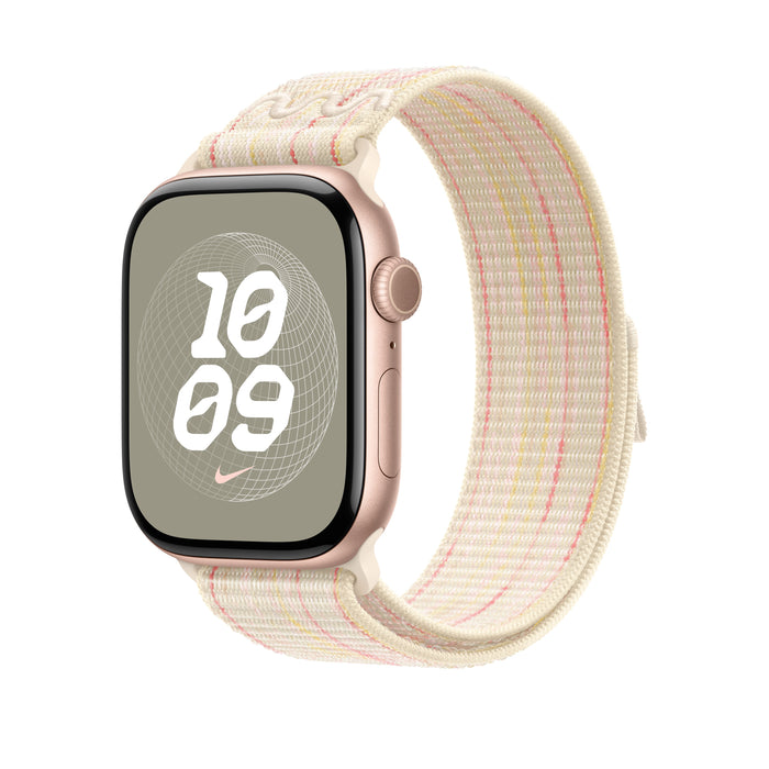 EAN 195949767913 - Apple MYJE3ZM/A Accesorios para dispositivos vestibles inteligentes Grupo de rock Beige, Rosa Nylon imagen 2