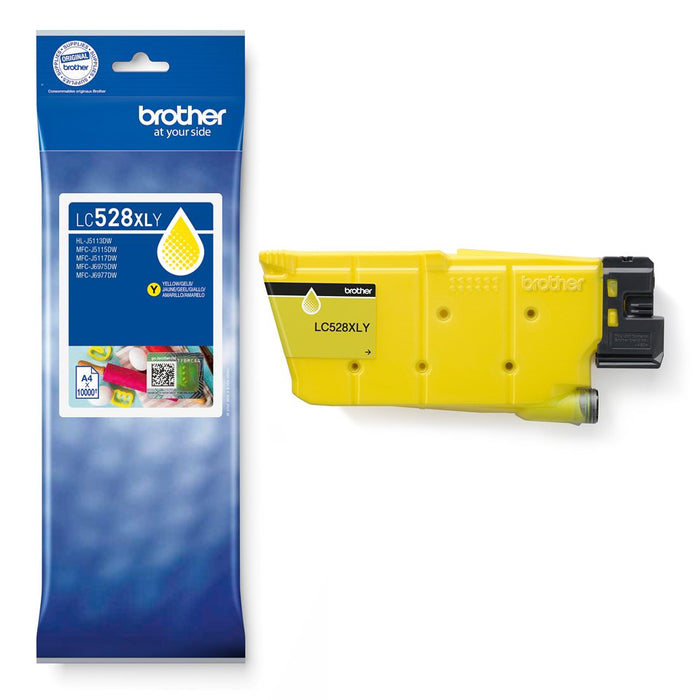 EAN 4977766842983 - Brother LC528XLY Yellow Ink Cartridge cartucho de tinta 1 pieza(s) Original Ultra High Yield Amarillo imagen 3