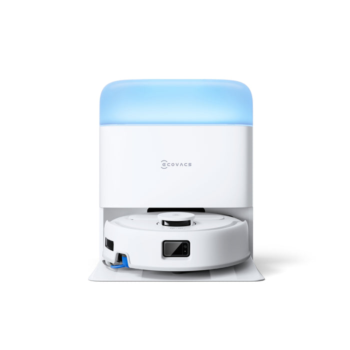 Ecovacs Deebot Mini 2 Vacuum Cleaner,Robot,Wet&Dry,Compact Design,White+Auto-Empty Station