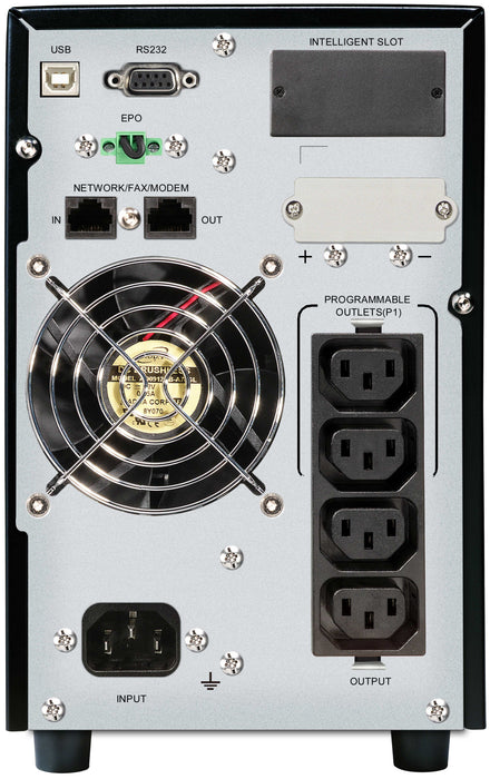 EAN 4260074979923 - PowerWalker VFI 1500 CG PF1 sistema de alimentación ininterrumpida (UPS) Doble conversión (en línea) 1,5  imagen 2