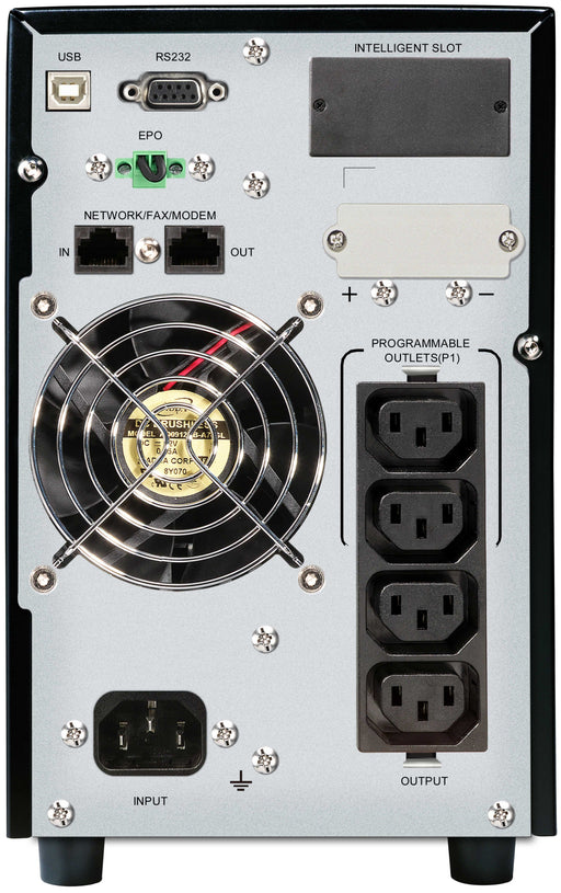 EAN 4260074979923 - PowerWalker VFI 1500 CG PF1 sistema de alimentación ininterrumpida (UPS) Doble conversión (en línea) 1,5  imagen 2