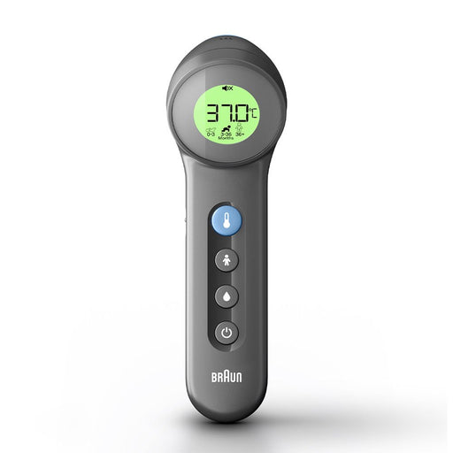 EAN 4022167204004 - Braun BNT 400 BK Termómetro con sensor remoto Gris Frente Botones imagen 1