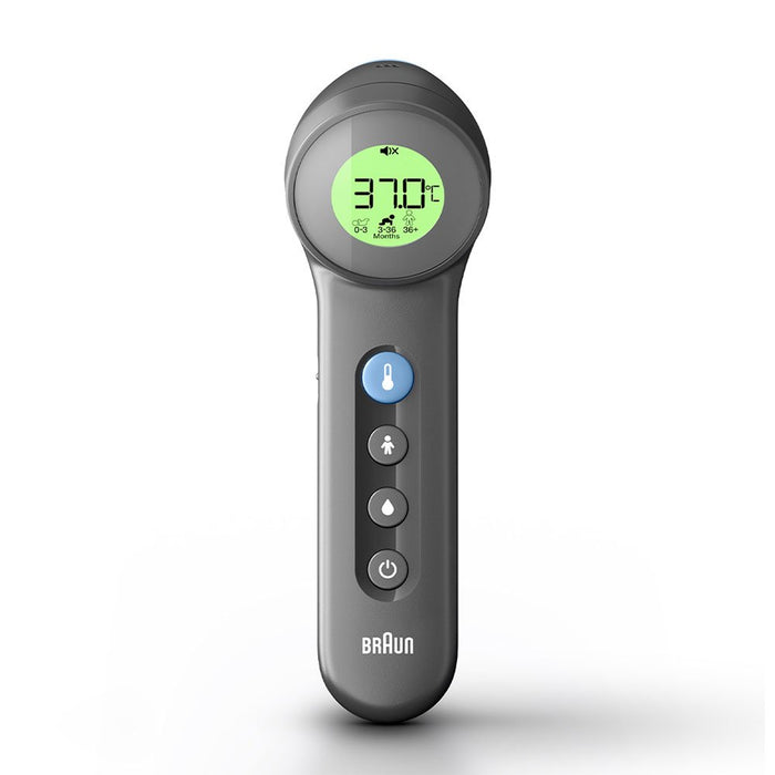 EAN 4022167204004 - Braun BNT 400 BK Termómetro con sensor remoto Gris Frente Botones imagen 1