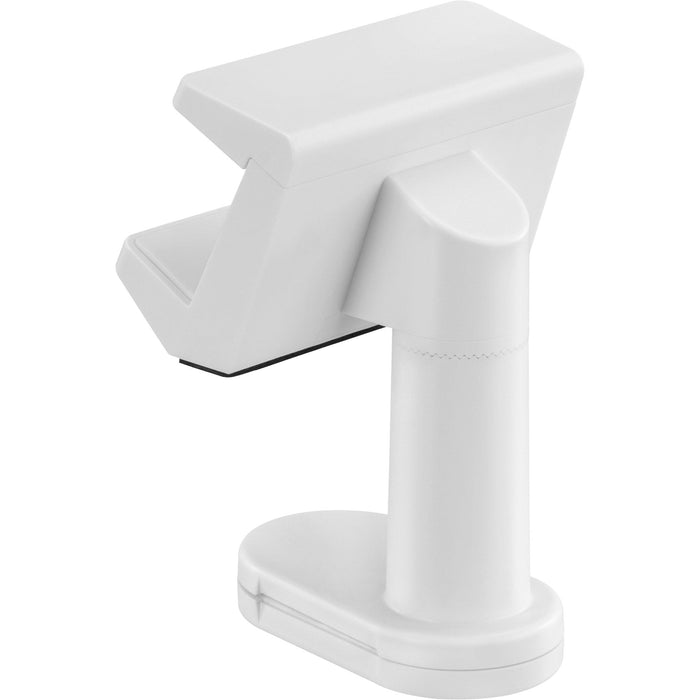 Abrazadera De Mesa Inline Para Regleta De Enchufes, Giratoria, Abrazadera De Resorte, Blanca