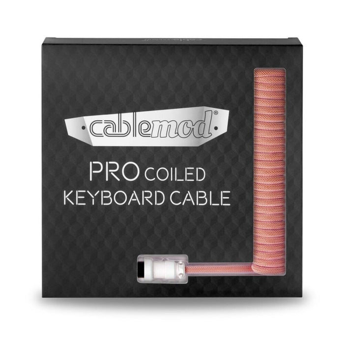 Cablemod Pro Coiled Keyboard Cable Usb-C A Usb Tipo A, Orangesicle - 150cm
