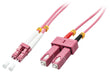 EAN 4002888463614 - Lindy 46361 Cable de fibra óptica e InfiniBand 2 m LC SC Rosa imagen 1
