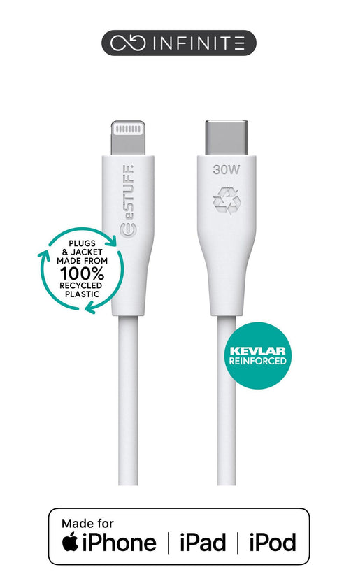 EAN 5715063032237 - eSTUFF ES602170 cable de conector Lightning 1 m Blanco imagen 1