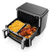 EAN 5608475038693 - Haeger AF-D10.010A freidora Doble 10 L Independiente 2600 W Freidora de aire caliente Negro imagen 3