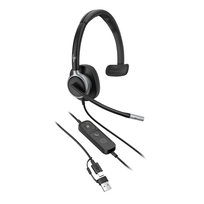 EAN 0199764365583 - HP Poly Mission 615 Monaural USB Wired Headset (Bulk) Alámbrico Diadema Oficina/Centro de llamadas USB Ty imagen 9