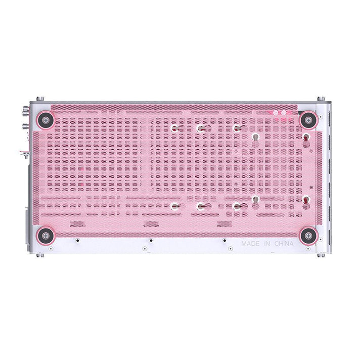 Jonsplus Z20 Micro-Atx Gehäuse, Mit Tragegriff - Blanco/Rosa