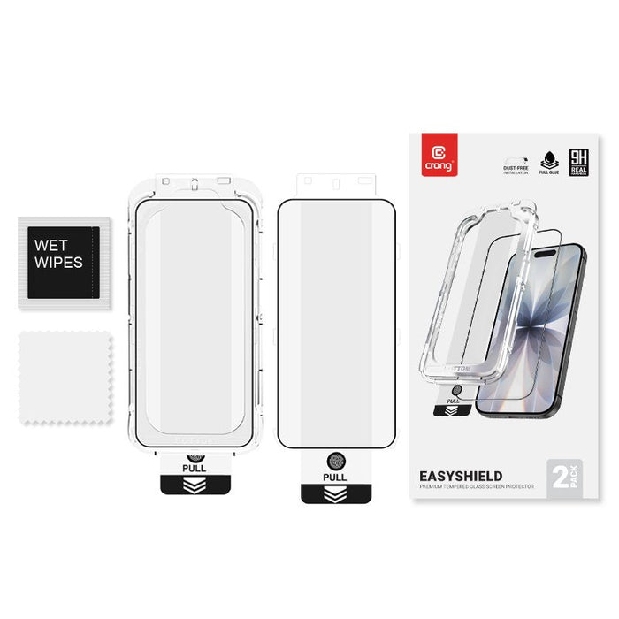 Szklo Hartowane Easyshield 2-Pack - Iphone 16e / Iphone 14 / Iphone 13 / Iphone 13 Pro (2 Sztuki)