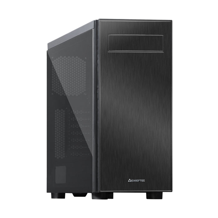 EAN 0753263076717 - Chieftec AL-02B-TG-OP carcasa de ordenador Torre Negro imagen 1