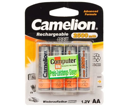 EAN 4260033151834 - Camelion NH-AA2500-BC4 Batería recargable AA Níquel-metal hidruro (NiMH) imagen 1