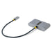 EAN 0065030894807 - StarTech.com 5G2A2CPDB-USB-C-HUB hub de interfaz USB 3.2 Gen 1 (3.1 Gen 1) Type-C 5000 Mbit/s Gris imagen 2
