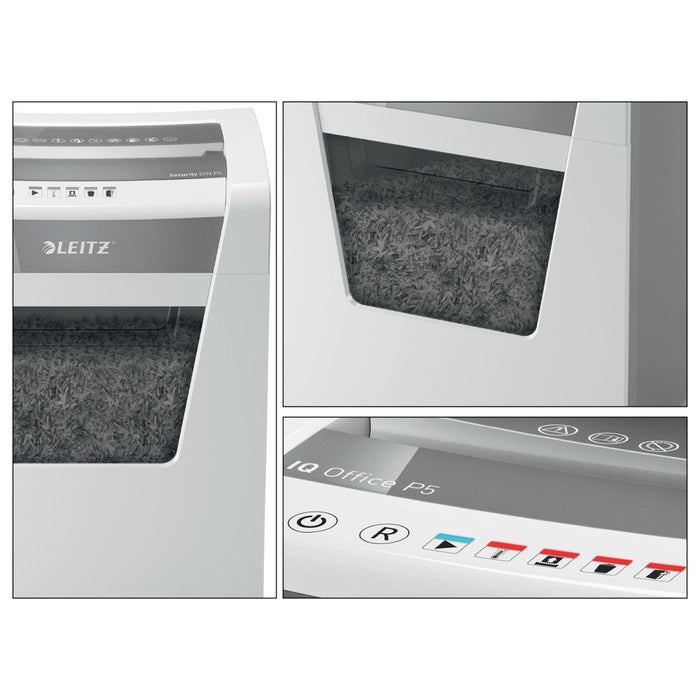 EAN 4002432118953 - Leitz 80020000 triturador de papel Microcorte 55 dB 22,3 cm Blanco imagen 5