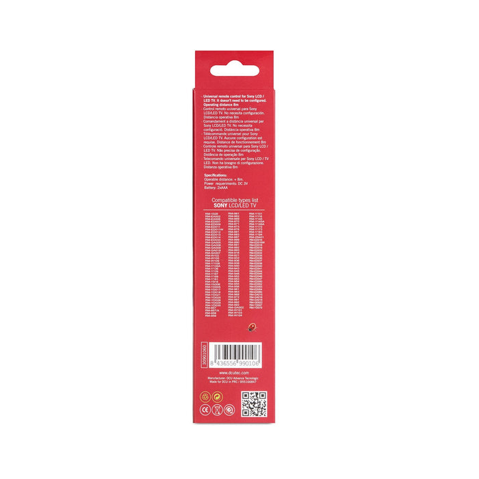 Dcu 30901060 Mando A Distancia Universal Para Televisores Sony Lcd/Led