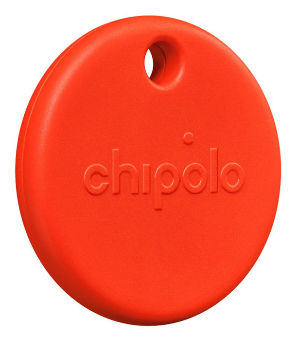 Chipolo Pop - Tracking Tag Compatible With Apple Find My On Iphone Or Find Hub On Android (Red)