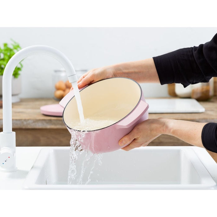 Kitchenaid Bräter Mit Deckel Gusseisen 22cm, Rosa