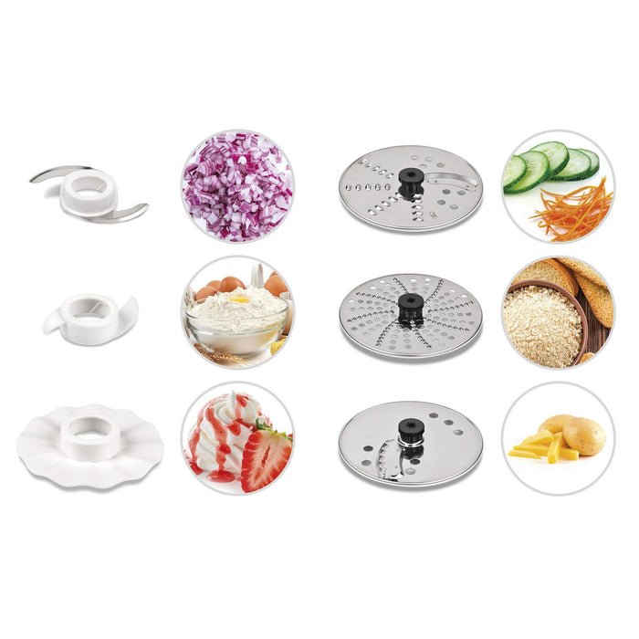 Robot De Cocina G3 Ferrari G20099  1000 W 3 L Transparente, Blanco
