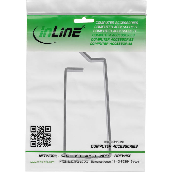 Inline 19110t Organizador De Cables 40x80mm Estribo Guía De Cables Negro 1 Pieza(S)