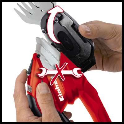 EAN 4006825626223 - Einhell GE-CG 12 Li WT tijera de césped inalámbrica 10 cm 12 V Ión de litio Negro, Rojo imagen 8