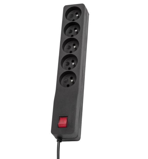 EAN 5901966008404 - LESTAR 1966008404 base múltiple 1 m 5 salidas AC Interior Negro imagen 1