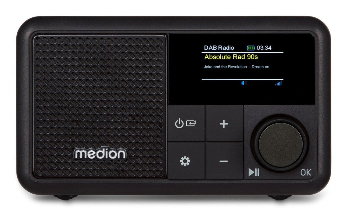 Medion Life® S66822 Tragbares Dab+ Radio Schwarz
