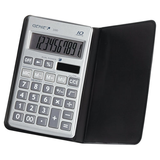 EAN 4015468117104 - Genie 330 calculadora Bolsillo Pantalla de calculadora Negro, Plata imagen 1