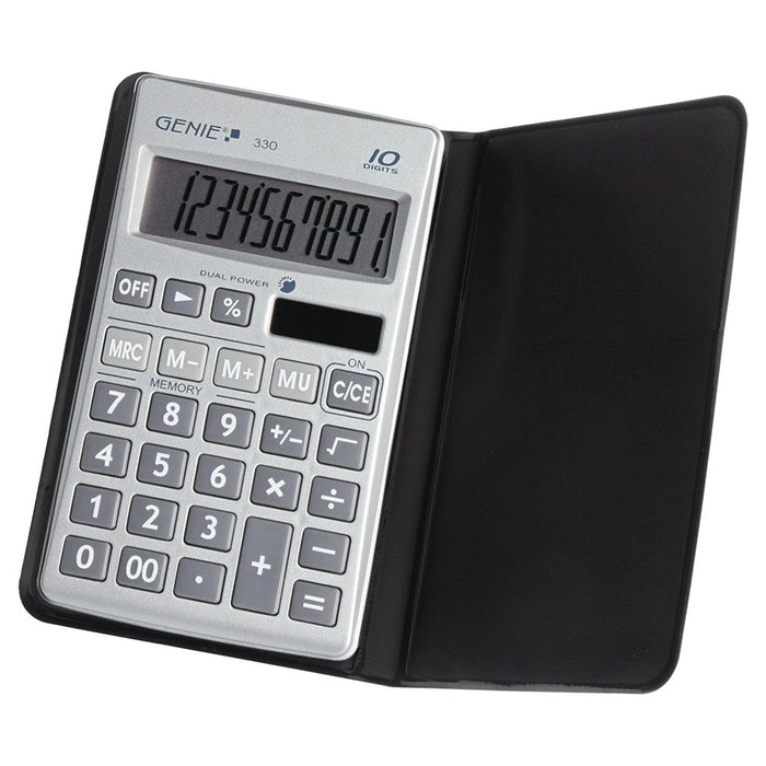 EAN 4015468117104 - Genie 330 calculadora Bolsillo Pantalla de calculadora Negro, Plata imagen 1