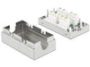 EAN 4043619864102 - DeLOCK 86410 caja de conexiones de red Cat6a Metálico imagen 2