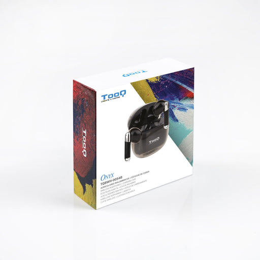 EAN 8433281014299 - TooQ Onyx Inalámbrico Dentro de oído Llamadas/Música Negro, Cromo imagen 2