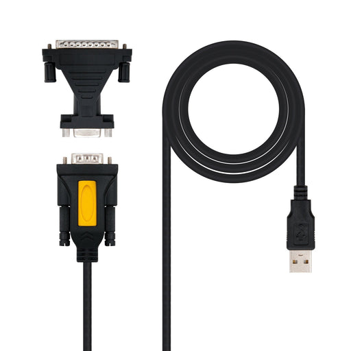 EAN 8433281000568 - Nanocable 10.03.0002 cable paralelo Negro imagen 1