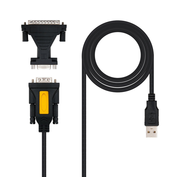 EAN 8433281000568 - Nanocable 10.03.0002 cable paralelo Negro imagen 1