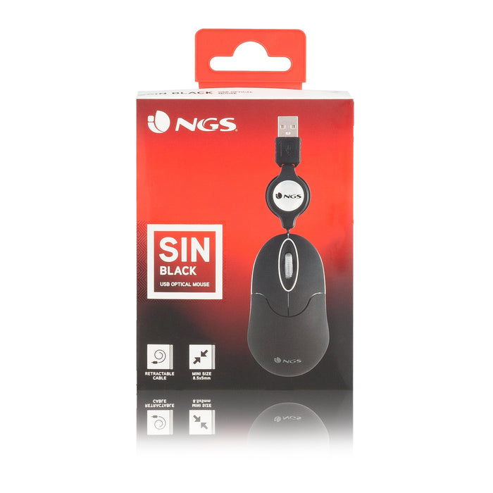 EAN 8435430606461 - NGS SIN ratón Viajes Ambidextro USB tipo A Óptico 1000 DPI imagen 7
