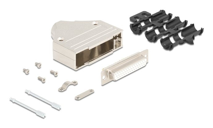 Sub-D Steckergehäuse 44 Pin Aus Metall Inklusive Steckerverbinder Buchse Und Montagematerial