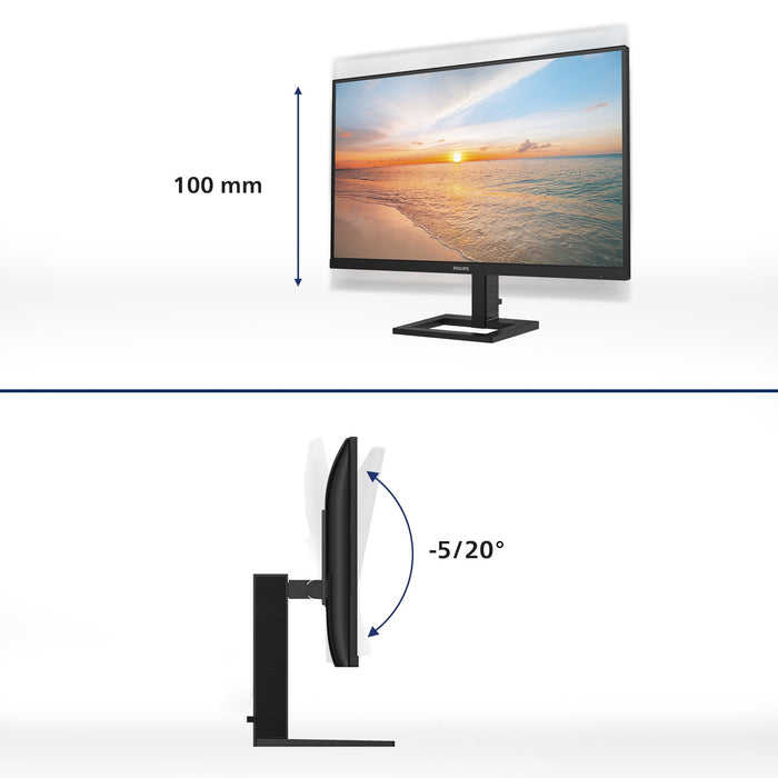 EAN 8712581804268 - Philips 1000 series 24E1N1300AE/00 pantalla para PC 60,5 cm (23.8") 1920 x 1080 Pixeles Full HD LCD Negro imagen 4